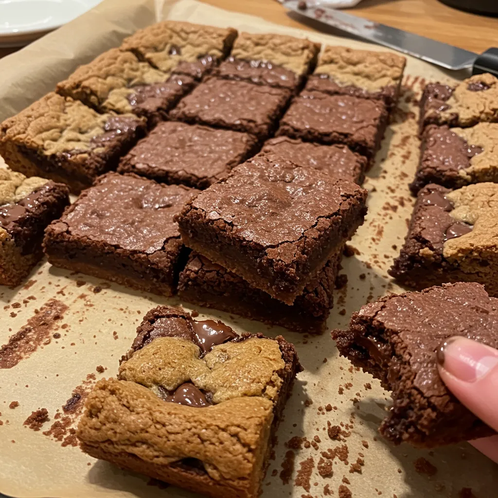 BEST RECIPE for Fudgy Chewy Brookies - secondary view